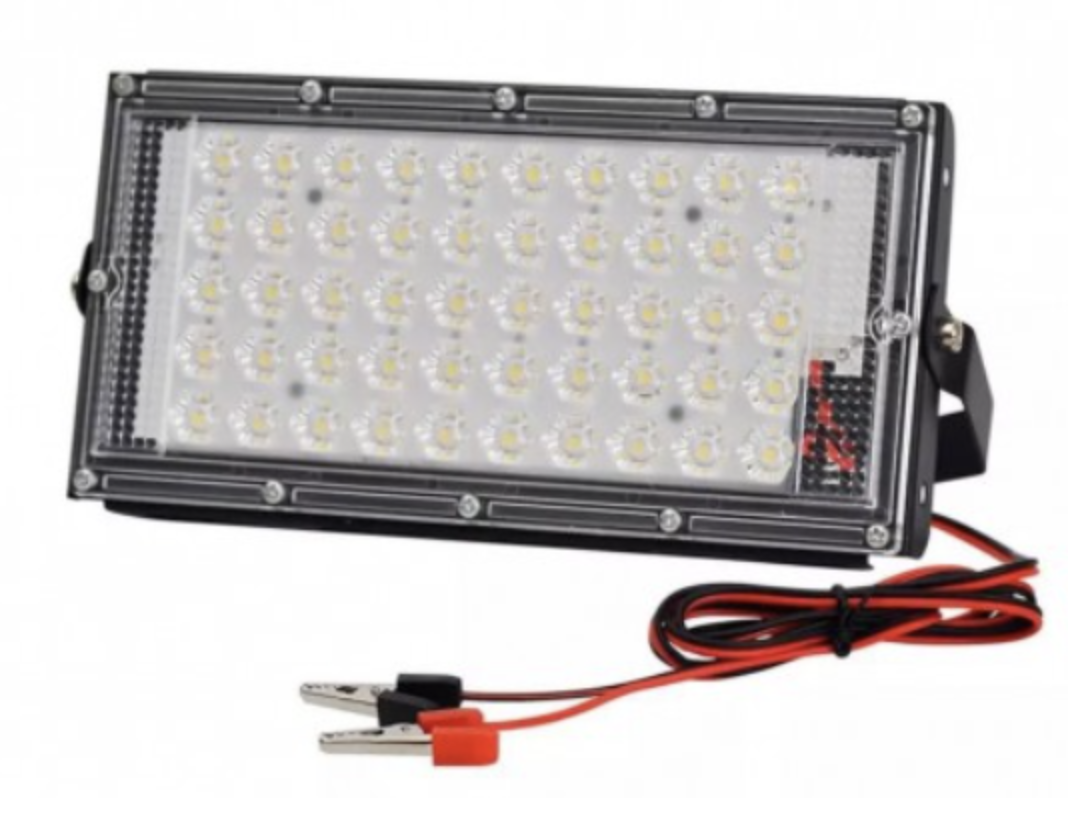 Proiector 100W 12V 96 led smd cu lupa Dreptunghoular CaiCai CLESTI